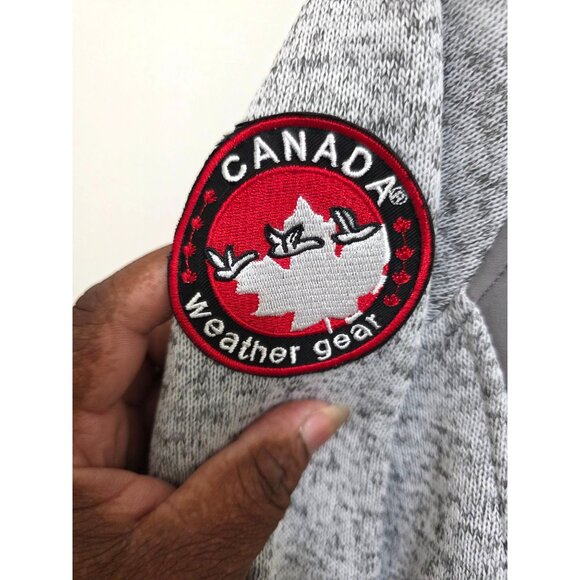 NWT Canada Weather Gear Women's Gray & Light Gray Full-Zip Hoodie Jacket Size s/ - Picture 6 of 10